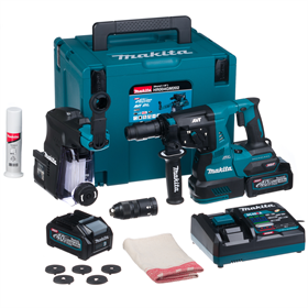 Młot udarowo-obrotowy SDS-Plus Makita XGT HR004GM202 2x4,0Ah MAKPAC 4