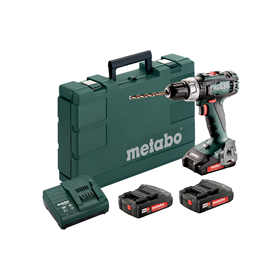 Wiertarko-wkrętarka Metabo BS 18 L 3x2.0Ah