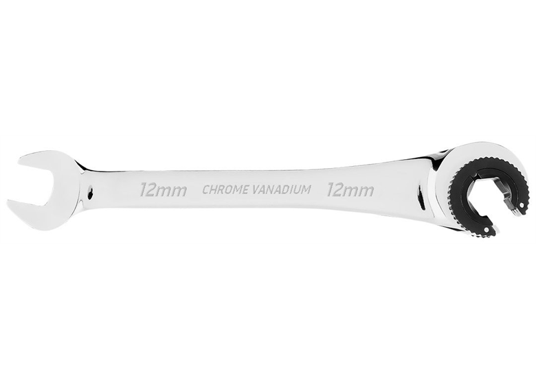 Klucz płasko-oczkowy rozcięty z grzechotką 12 mm Neo 09-259
