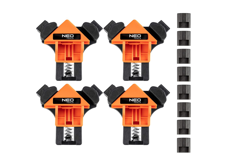 Ścisk kątowy narożny, zestaw 4 szt. Neo 45-492