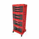 Skrzynka z szufladą Qbrick System ONE DRAWER 1 TOOLBOX 2.0 Red Ultra HD Custom