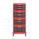 Skrzynka z szufladą Qbrick System ONE DRAWER 1 TOOLBOX 2.0 Red Ultra HD Custom