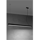 Lampa wisząca PINNE 117 czarna Sollux Lighting Toro TH.069