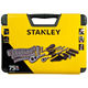 Klucze nasadowe 1/2", 1/4", zestaw 75 elementów Stanley STHT0-73927