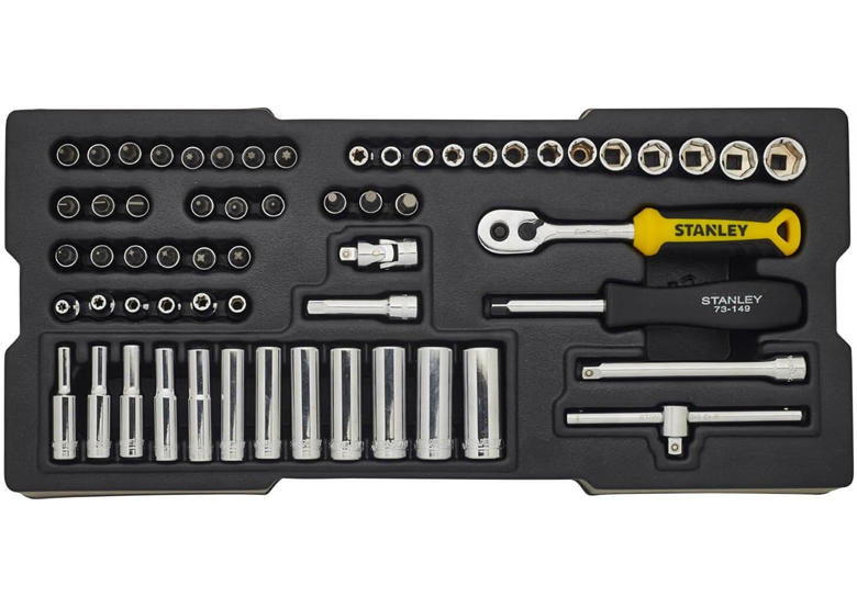 Klucze nasadowe 1/4", wkład do Transmodule, zestaw 60 elementów Stanley STMT1-74175