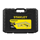 Klucze nasadowe 1/2", 1/4", zestaw 72 elementów Stanley STMT82831-1