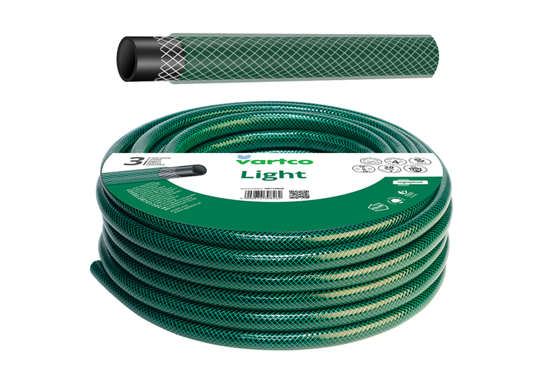 Wąż ogrodowy 3/4" 50 m 3-warstwowy LIGHT Vartco LIGHT 1001340050