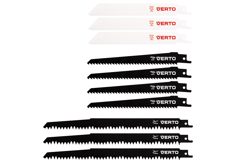 Brzeszczoty do piły szablastej, 10szt. Verto 64H131