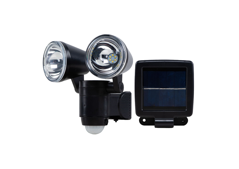 Reflektor led 6w ruch+panel solarowy akumulatorowy 360lm Volteno VO1872