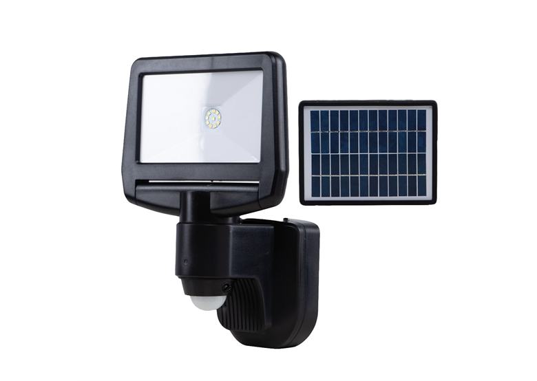 Reflektor led 10W ruch+panel solarowy akumulatorowy 900lm Volteno VO1874