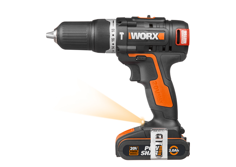 Wiertarko-wkrętarka udarowa Worx Power Share WX367.3